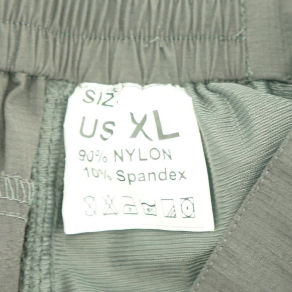 Unbranded Men's Size XL Nylon/Spandex Grey Tactical Cargo Hiking Shorts - Picture 5 of 5